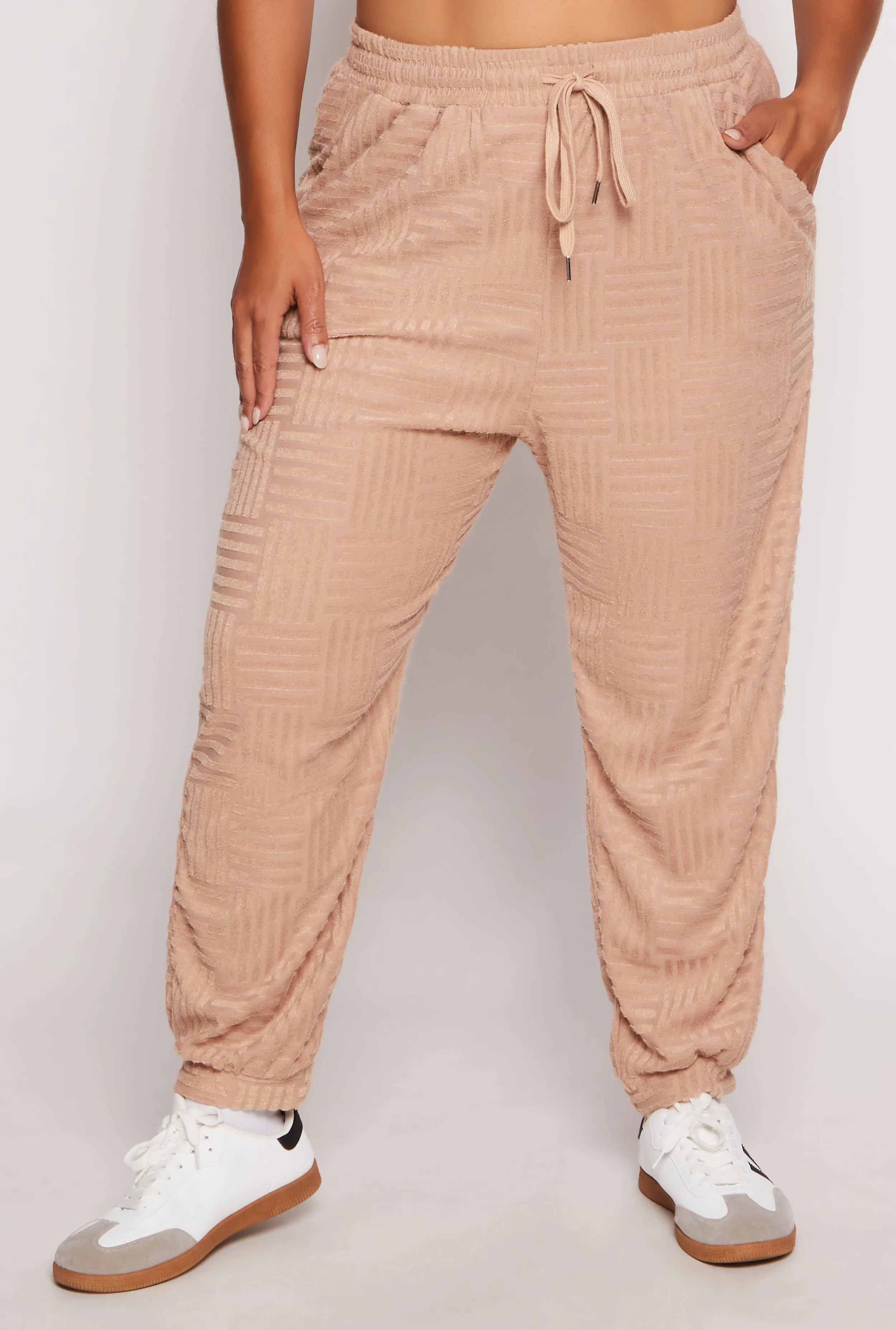 Plus Size Chenille Drawstring Joggers sold by Rainbow product image thumbnail 2