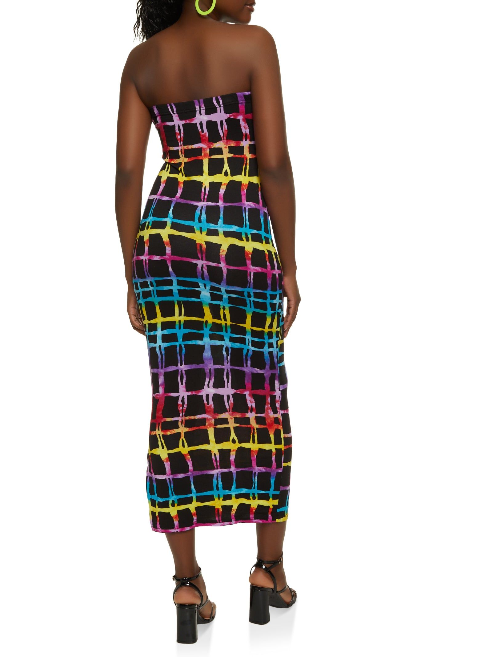 Rainbow Printed Tube Maxi Dress sold by Rainbow product image thumbnail 3