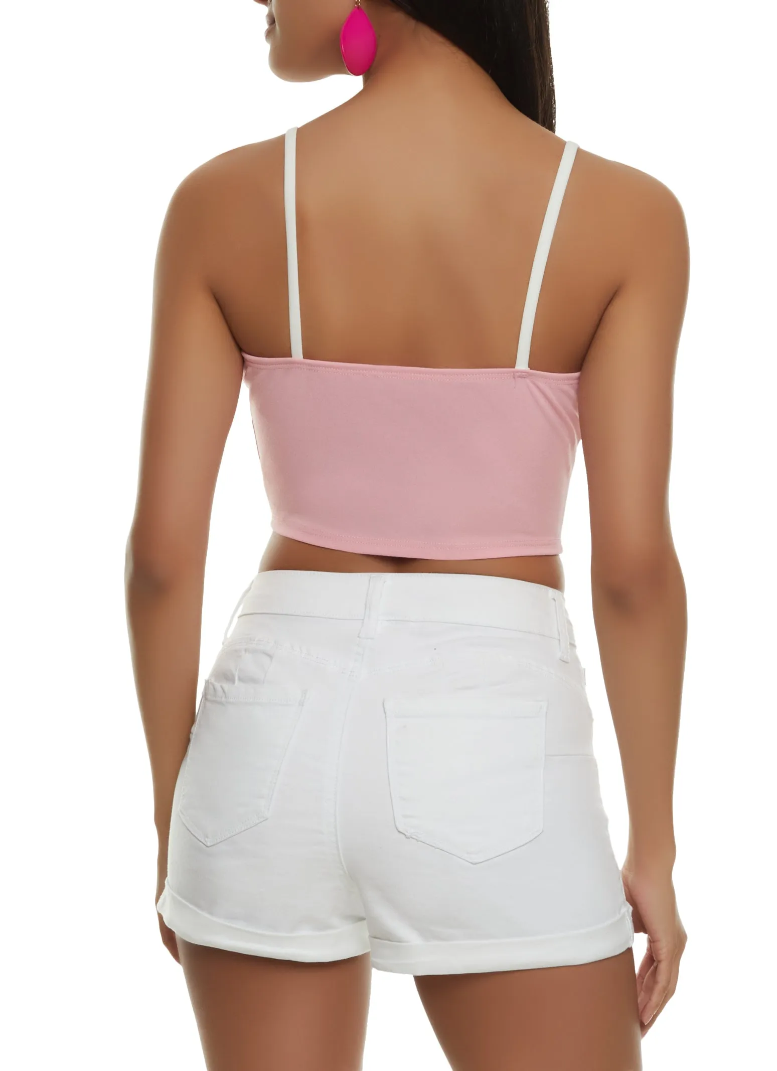 Contrast Trim Cami Bustier Top sold by Rainbow product image thumbnail 2