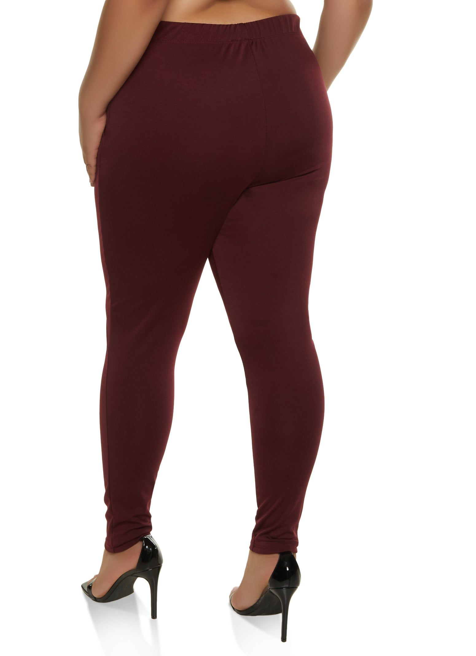 Plus Size Ponte Pintuck Pull On Pants sold by Rainbow product image thumbnail 2