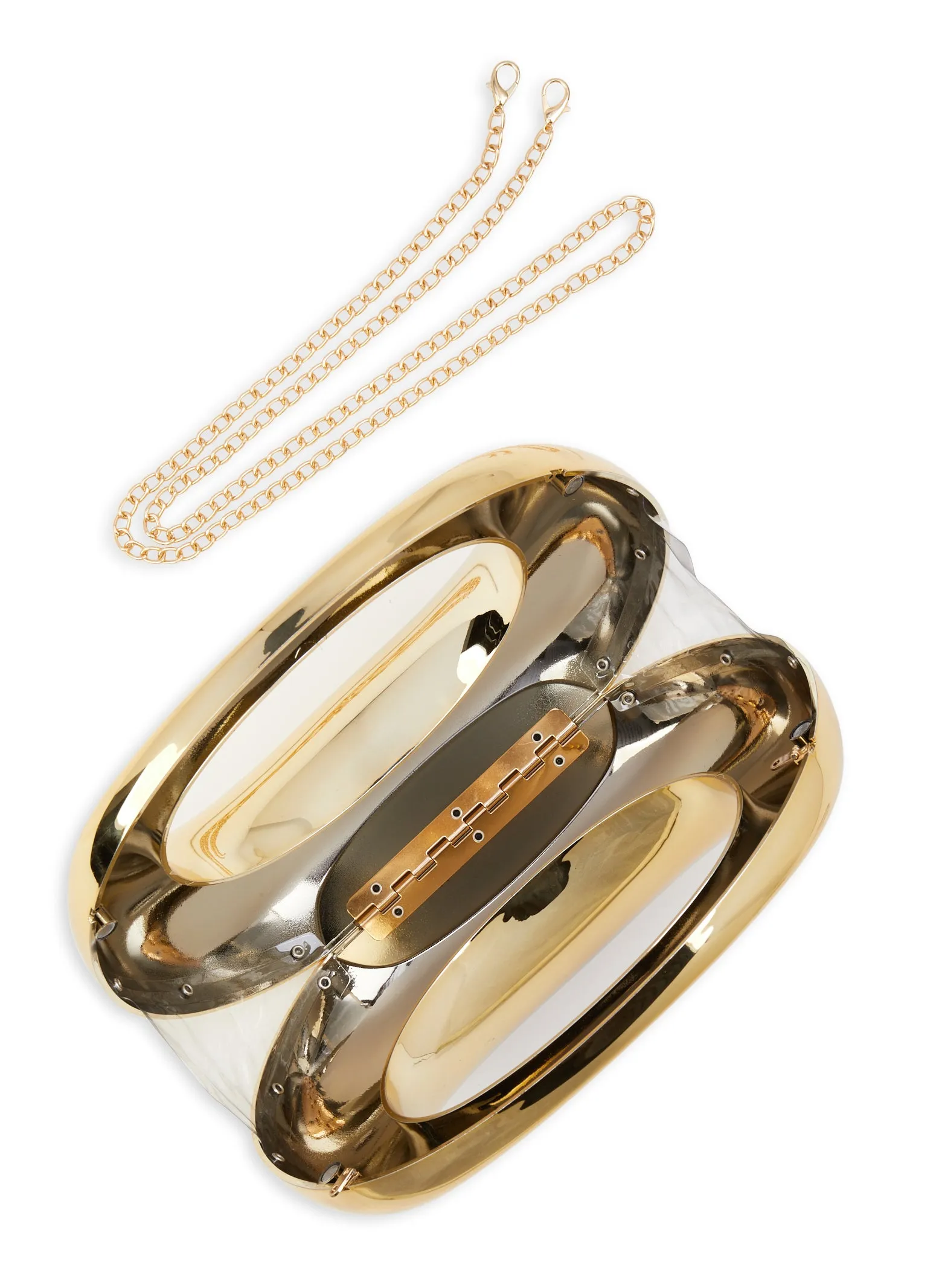 Metallic Top Handle Clutch sold by Rainbow product image thumbnail 5