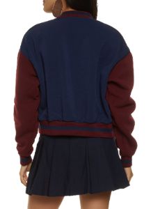 Fleece Chenille Patch Letterman Jacket sold by Rainbow
