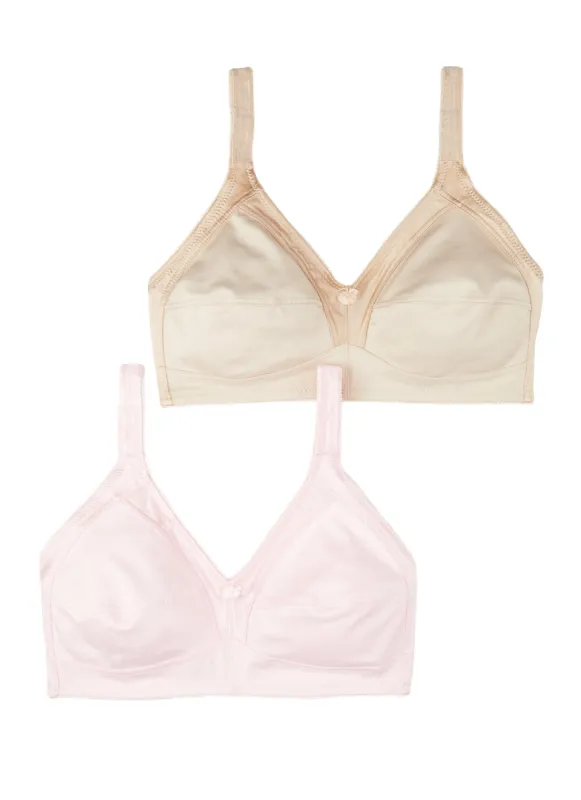 Plus Size Full Coverage Bras 2 Pack sold by Rainbow