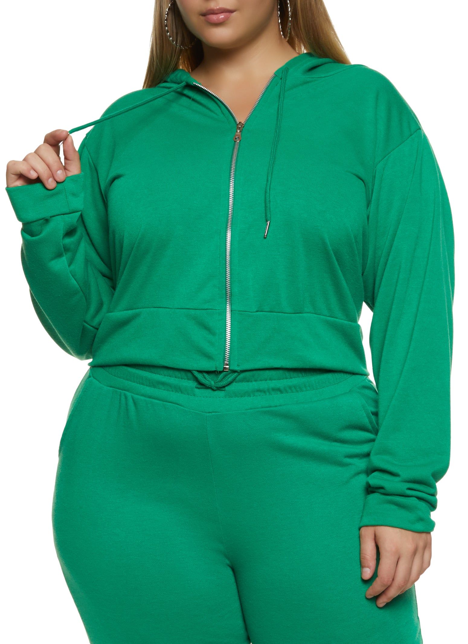 Plus Size Angel Rhinestone Studded Hoodie sold by Rainbow product image thumbnail 3