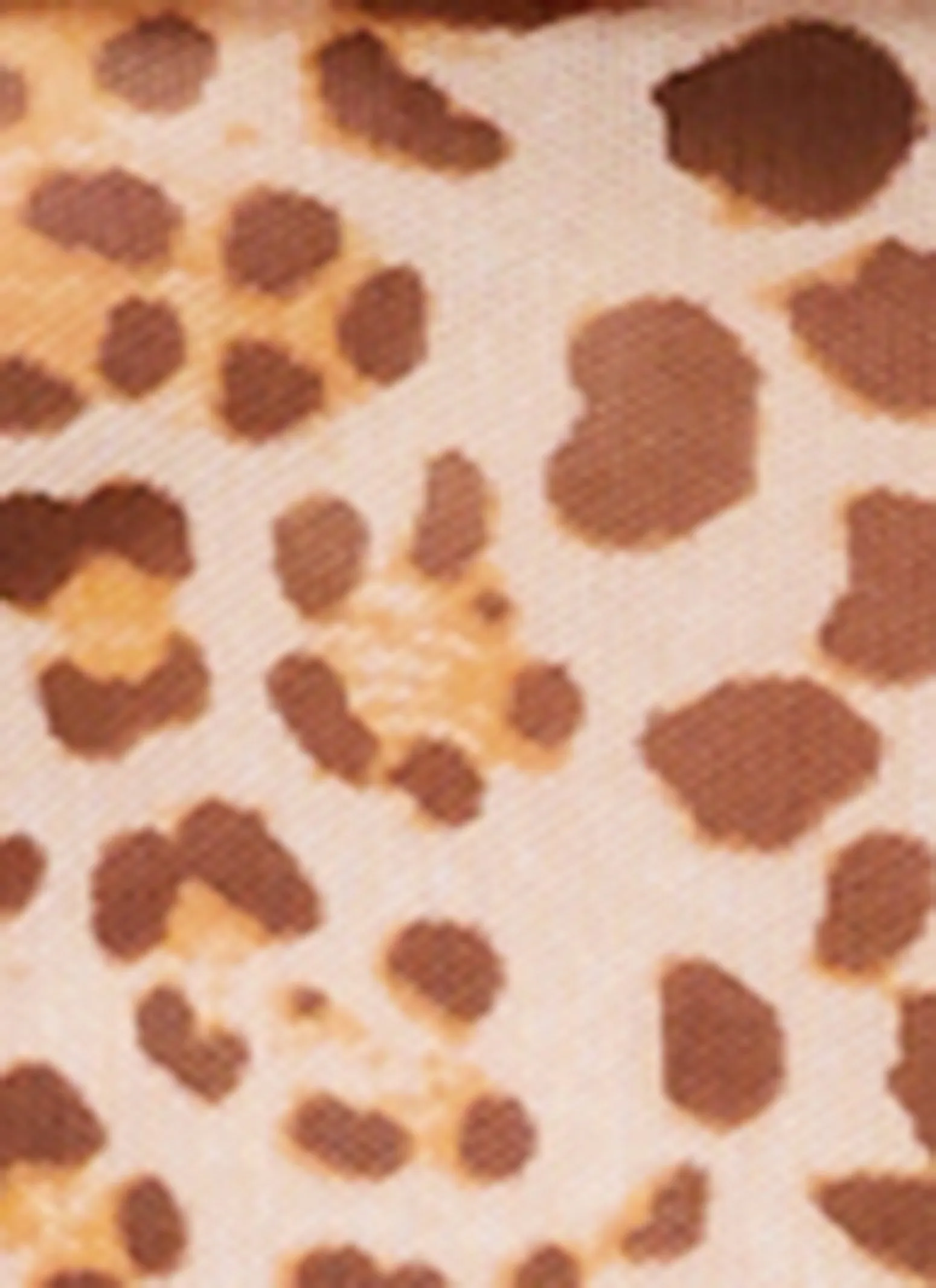 Mesh Animal Print Off the Shoulder Top sold by Rainbow product image thumbnail 4