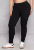 Plus Size Seamless Ribbed High Waist Leggings sold by Rainbow