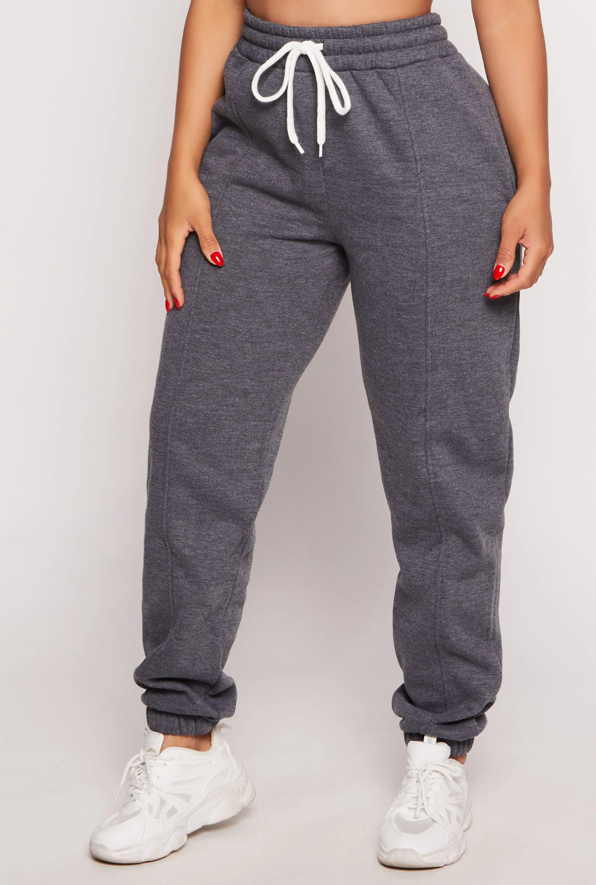 Pintuck Fleece Drawstring Sweatpants sold by Rainbow product image thumbnail 2