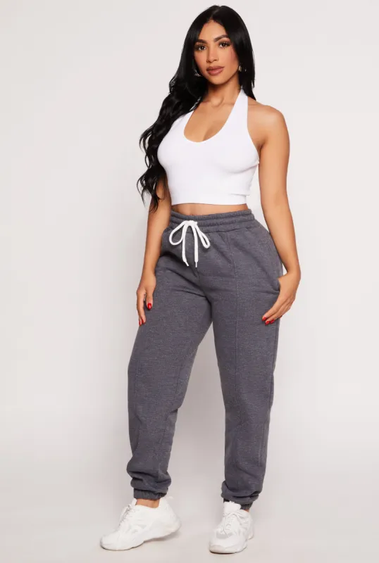 Pintuck Fleece Drawstring Sweatpants sold by Rainbow