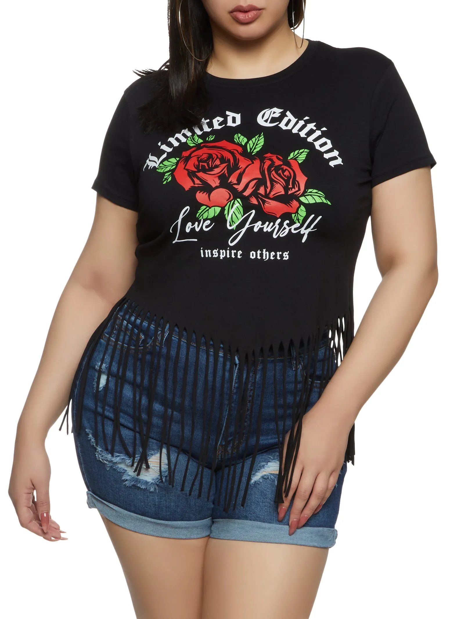 Plus Size Fringe Limited Edition Graphic Tee sold by Rainbow