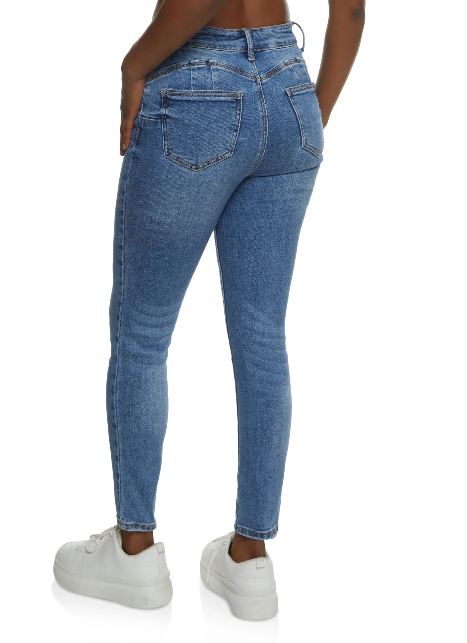 WAX Cropped High Rise Skinny Jeans sold by Rainbow product image thumbnail 2