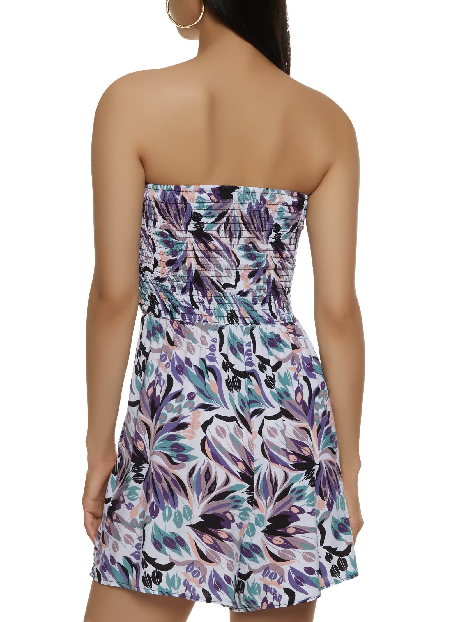 Printed Smocked Romper sold by Rainbow product image thumbnail 2