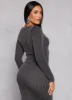 Almost Famous Ribbed Knit Long Sleeve Crop Top sold by Rainbow