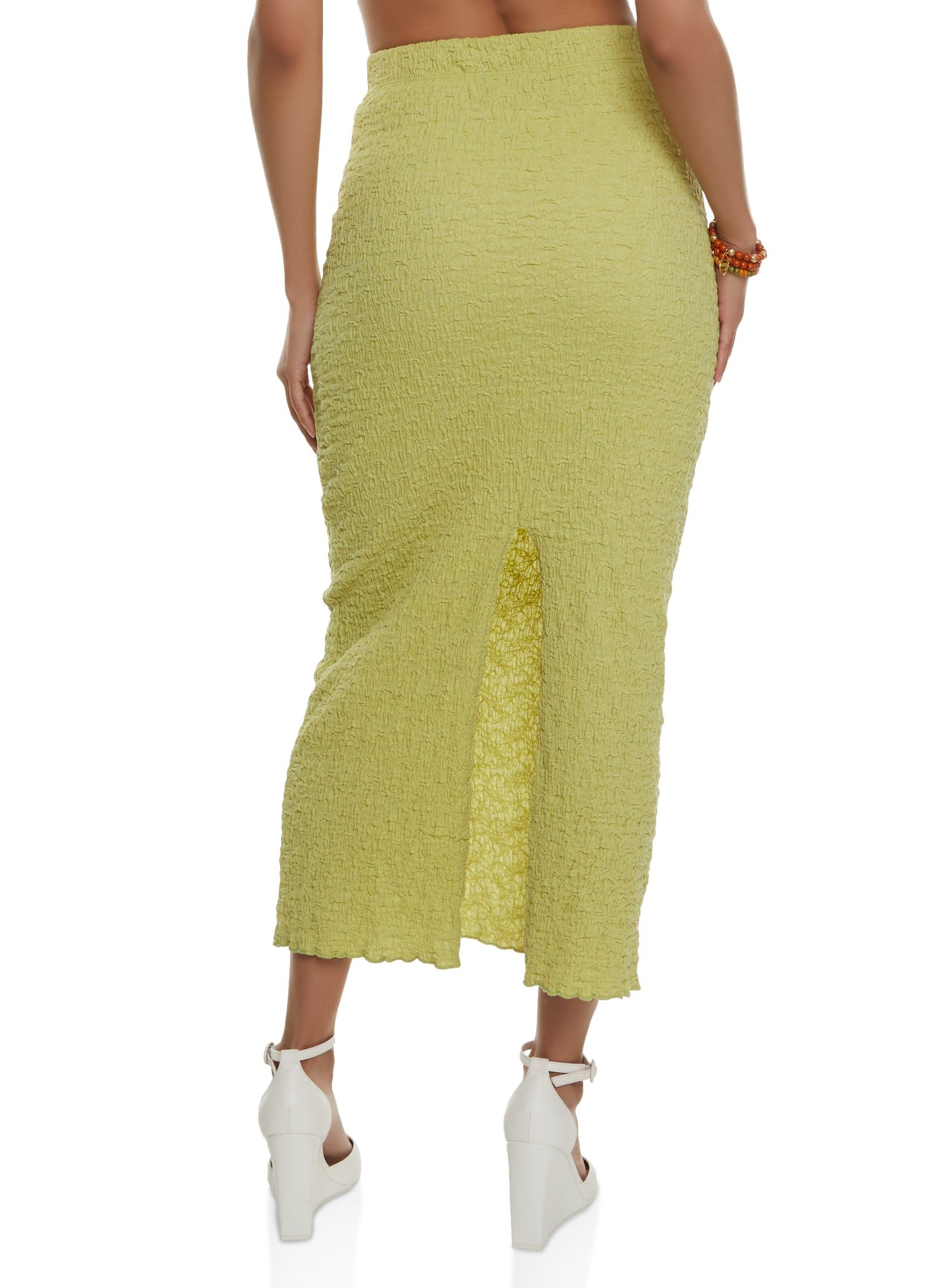 Textured Bodycon Maxi Skirt sold by Rainbow product image thumbnail 2