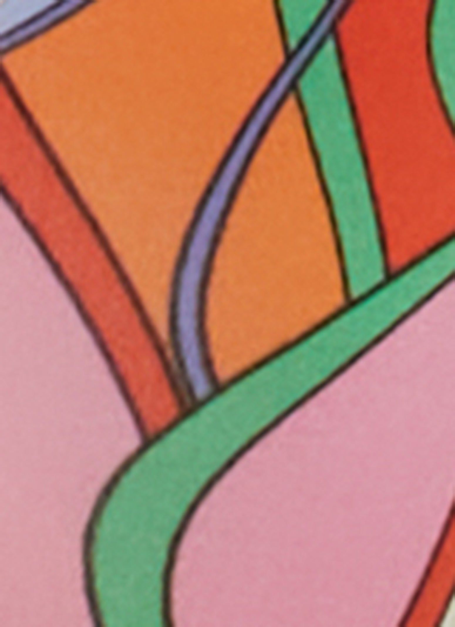 Open Back Printed Crop Top sold by Rainbow product image thumbnail 3