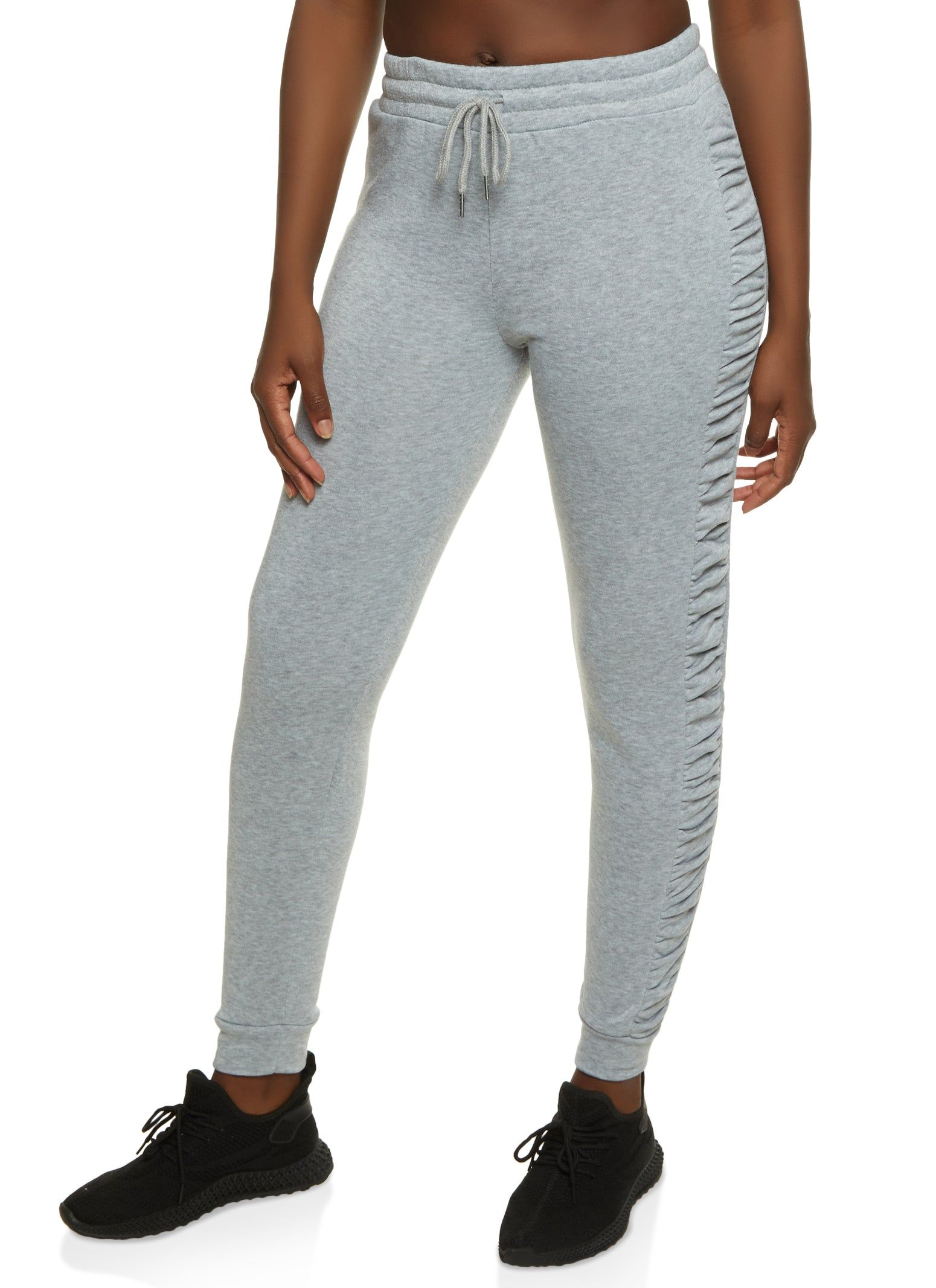 Fleece Ruched Side Joggers sold by Rainbow