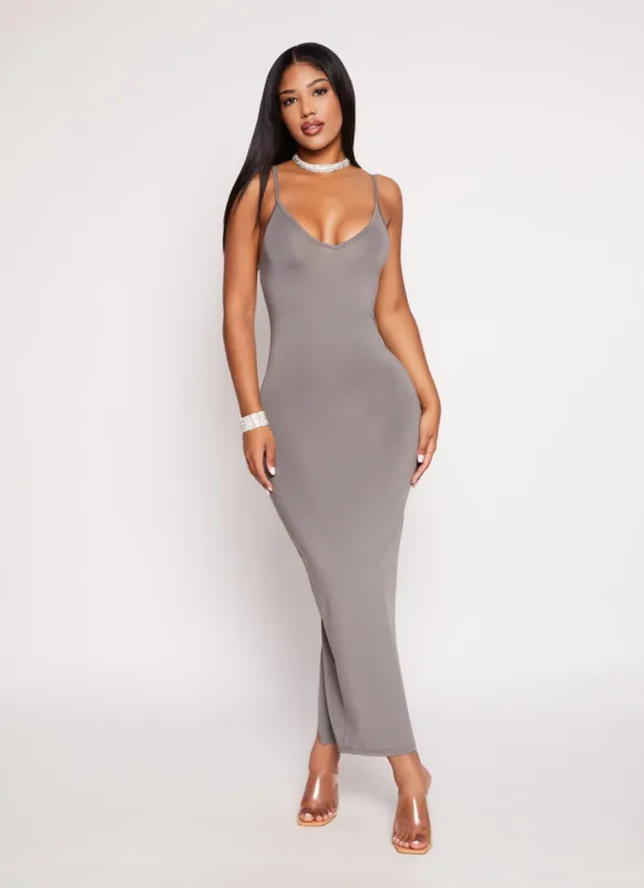Daisy V Neck Bodycon Maxi Dress sold by Rainbow