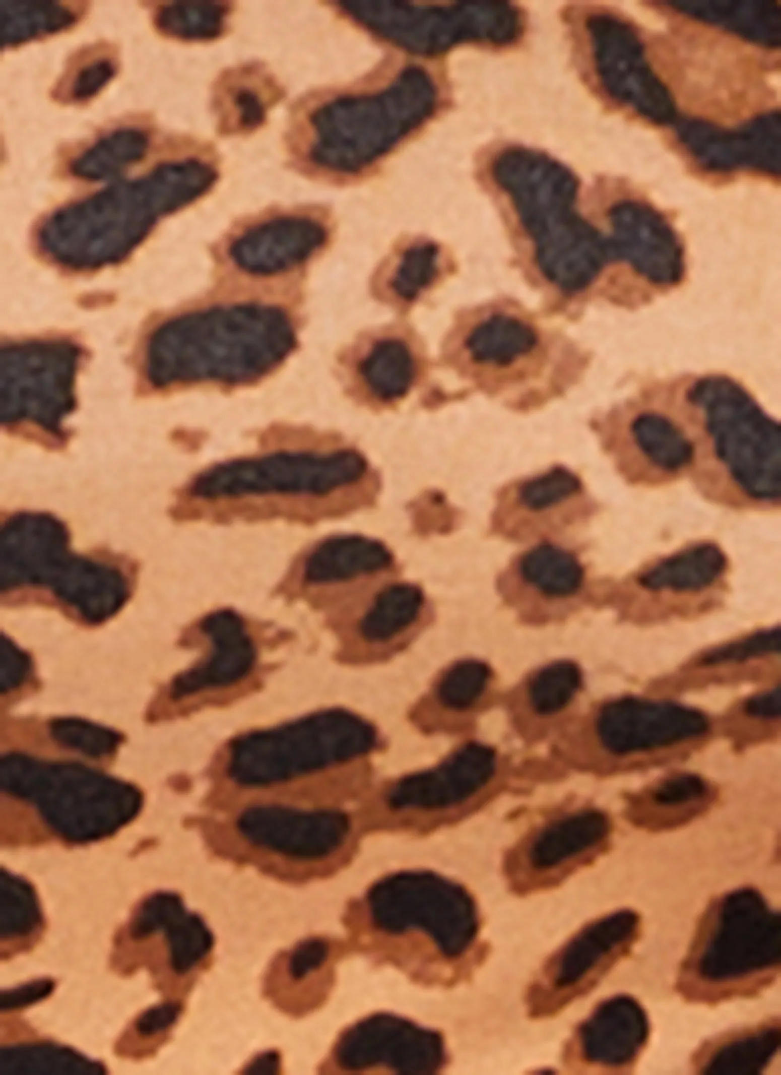 Leopard Print Lace Trim Caged Back Top sold by Rainbow product image thumbnail 4