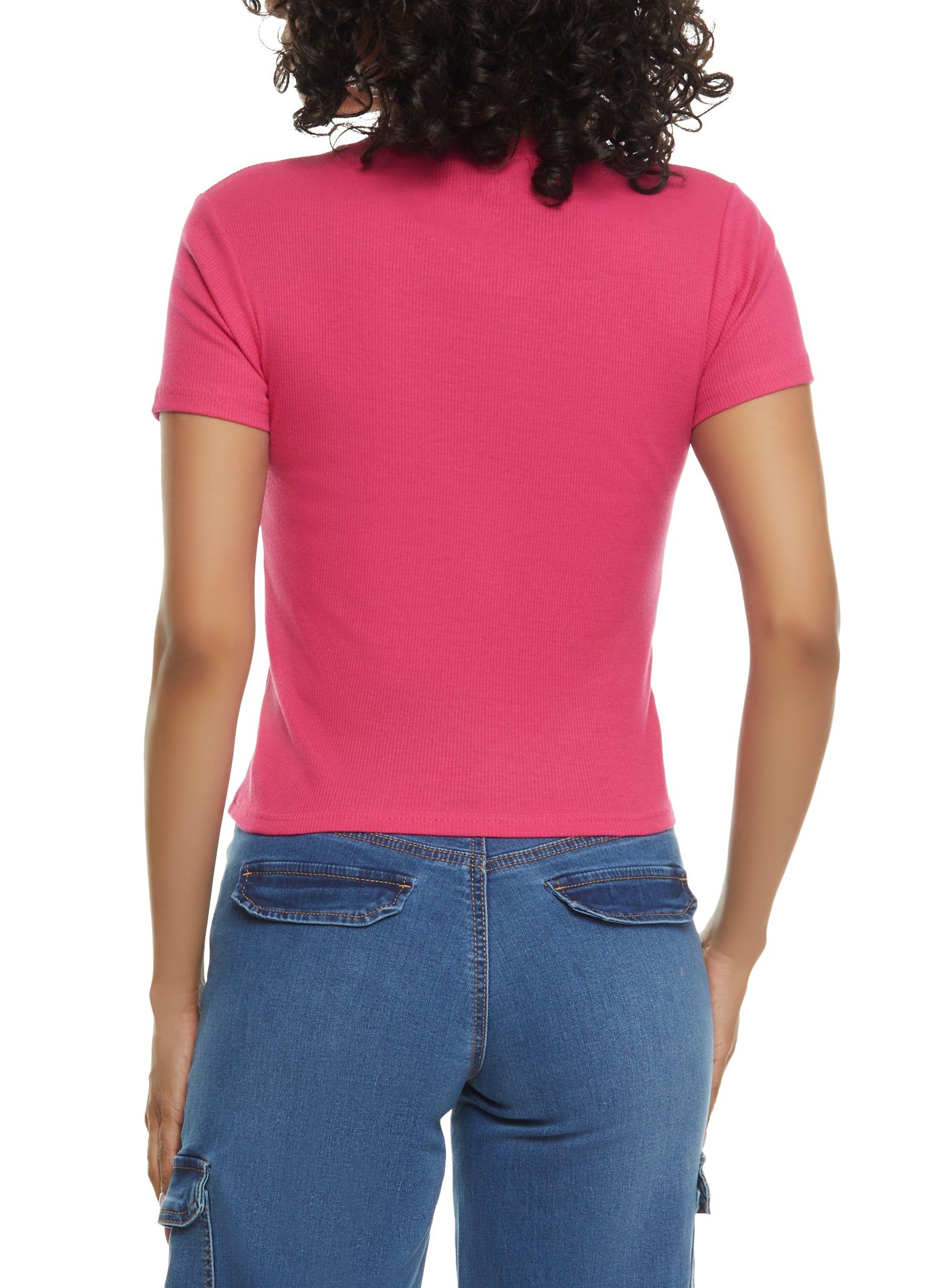 Ribbed Love Is All You Need Embroidered Graphic Tee sold by Rainbow product image thumbnail 2