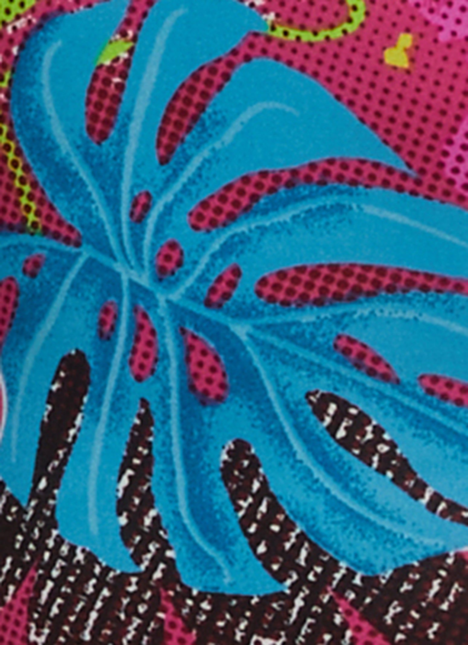 Graffiti Floral Print Romper sold by Rainbow product image thumbnail 3