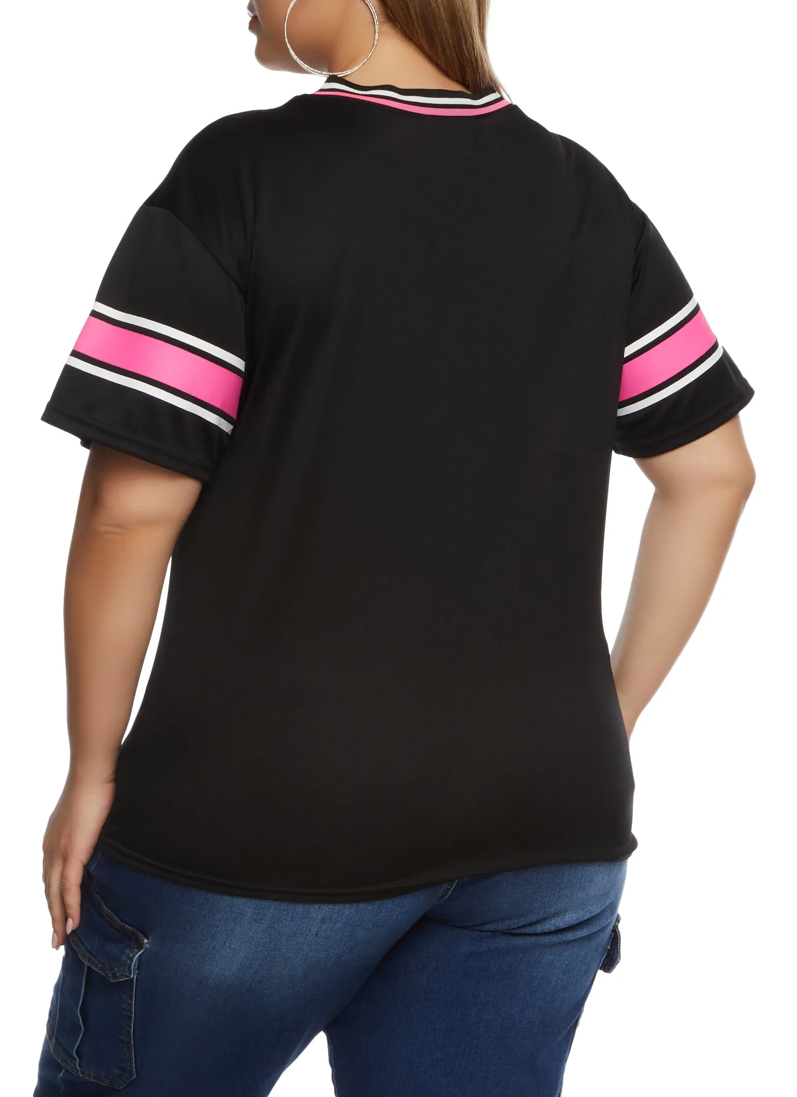 Plus Size New York 8 Football Jersey sold by Rainbow product image thumbnail 3