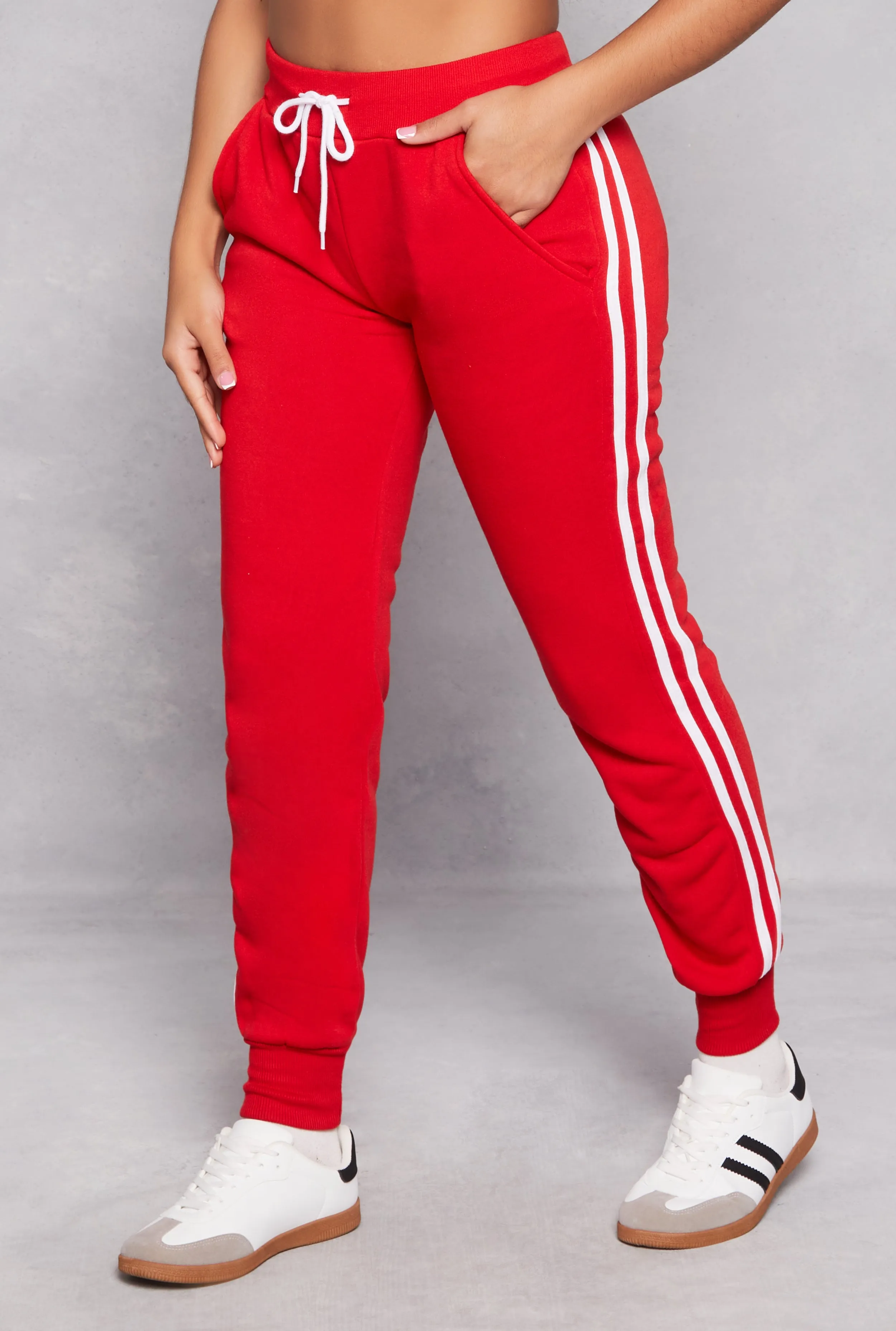 Varsity Stripe Drawstring Joggers sold by Rainbow product image thumbnail 2