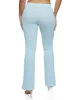 Ribbed Knit High Waist Boot Cut Pants sold by Rainbow