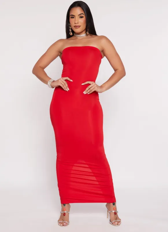 Daisy Solid Maxi Tube Dress sold by Rainbow