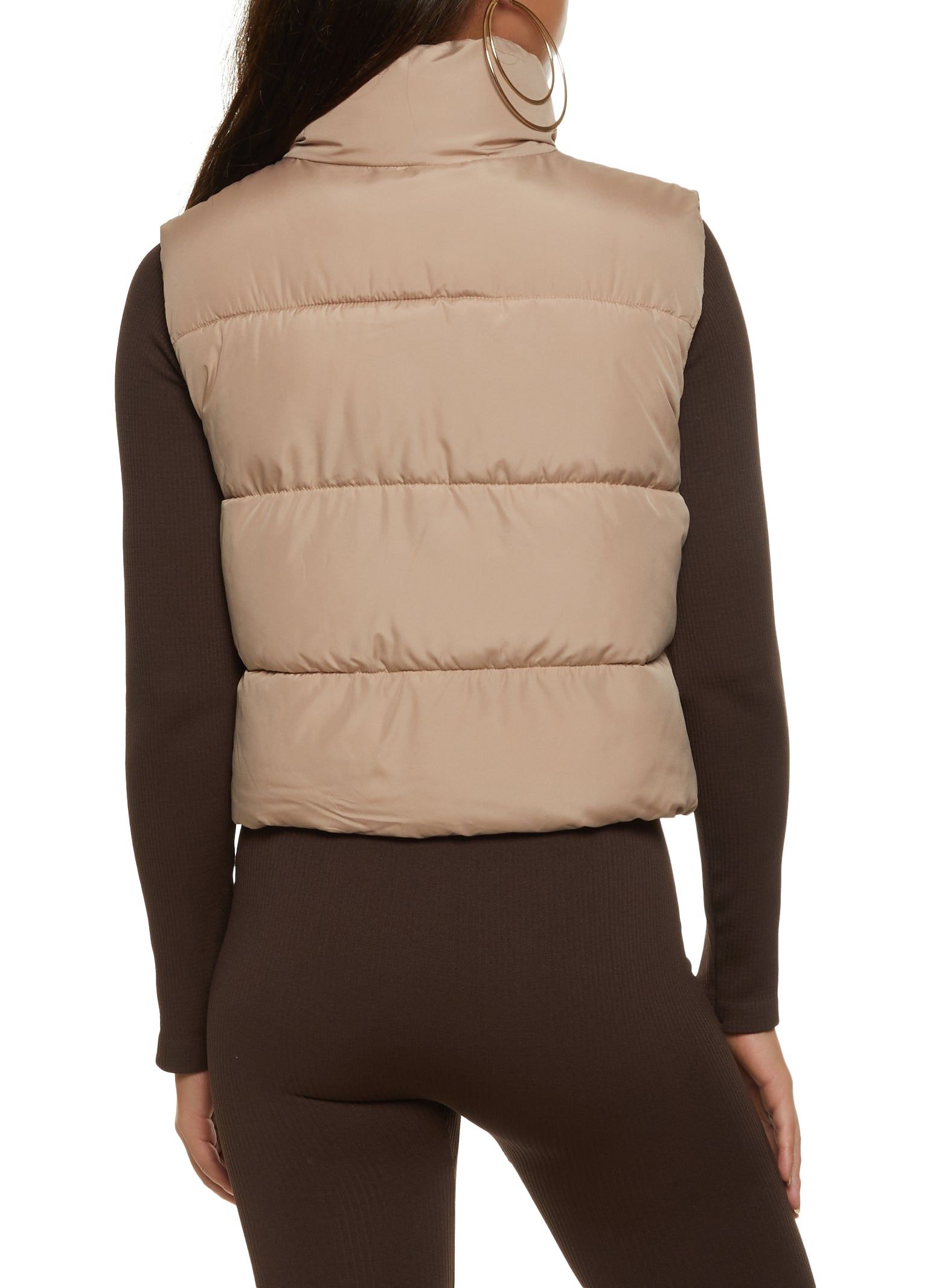 Solid Nylon Puffer Vest sold by Rainbow product image thumbnail 3