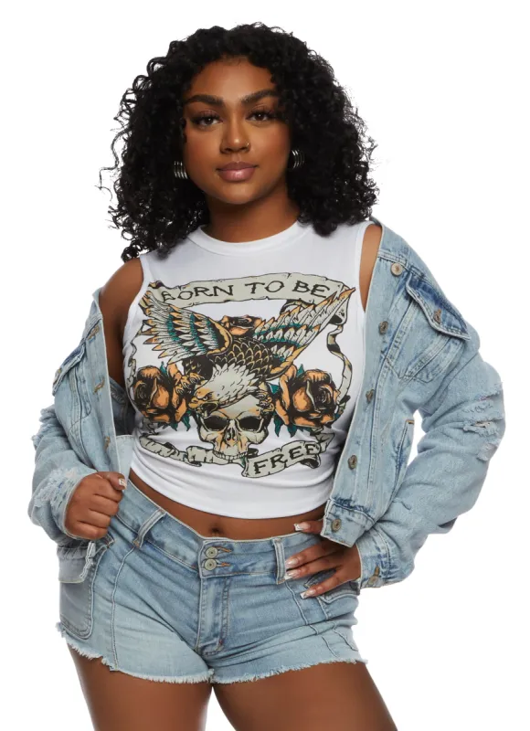 Highway Distressed Acid Wash Denim Jacket sold by Rainbow