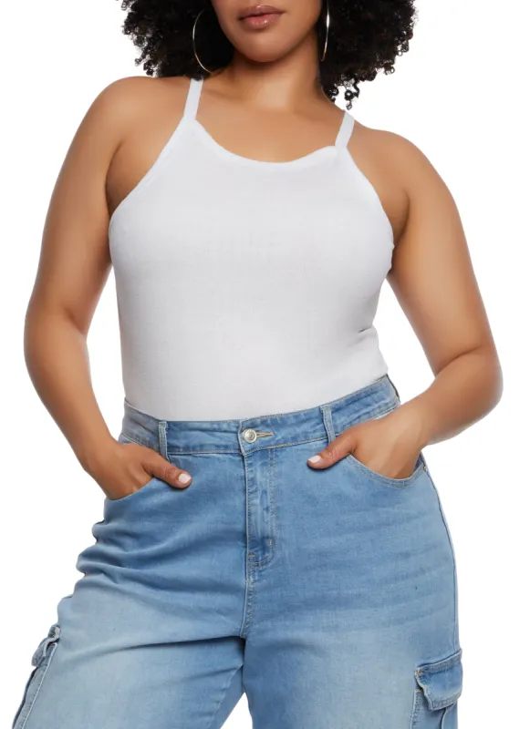Plus Size Scoop Neck Tank Top sold by Rainbow