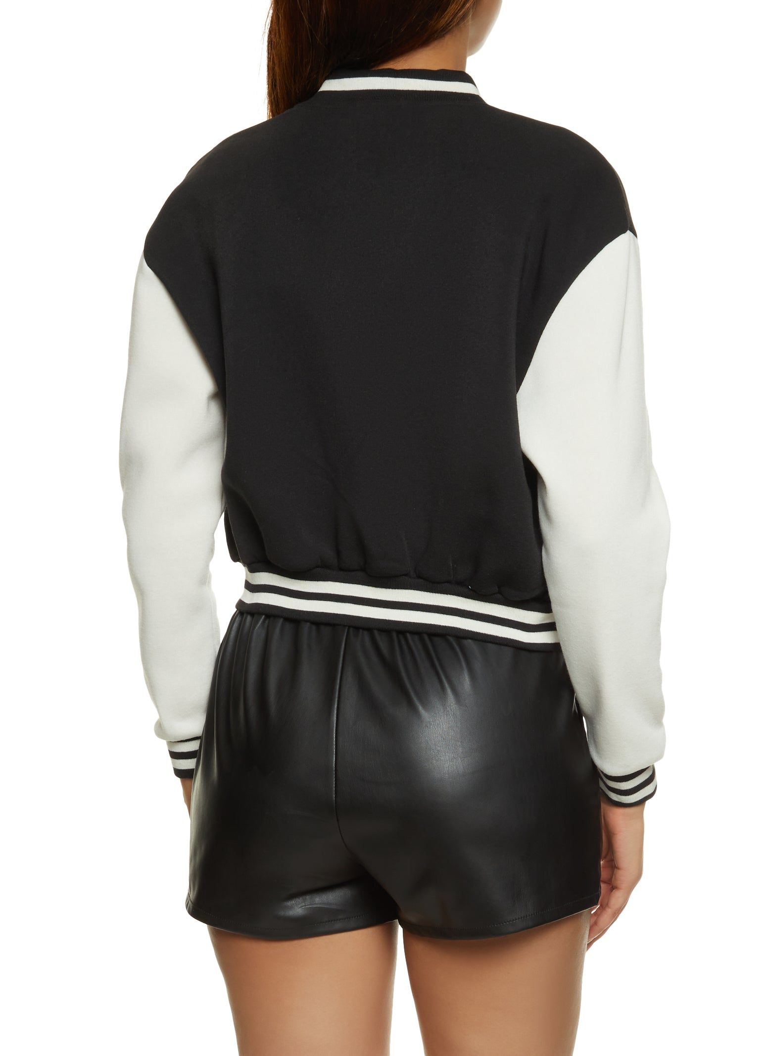 Fleece Varsity Jacket sold by Rainbow product image thumbnail 3