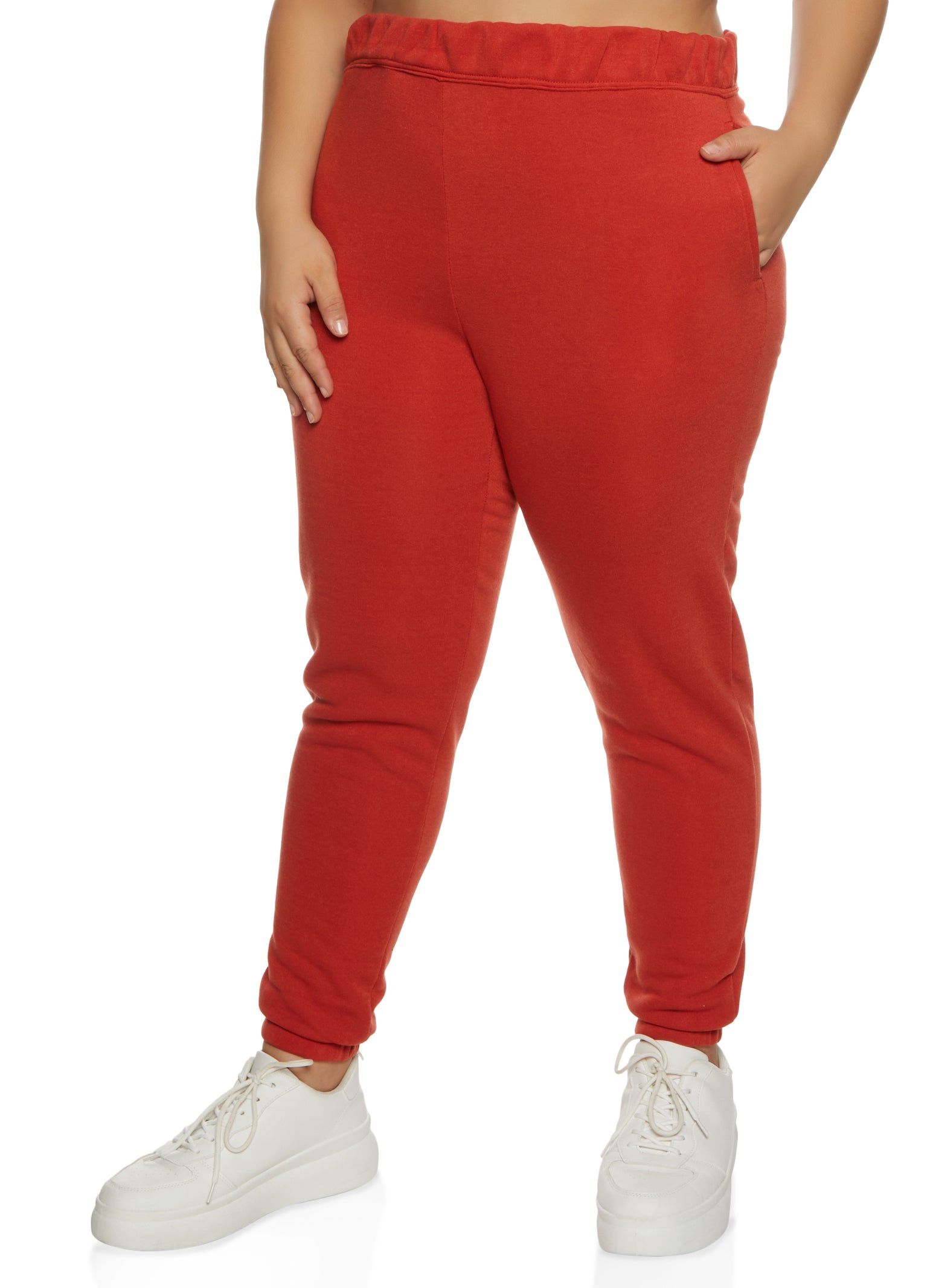 Plus Size Basic Fleece Sweatpants sold by Rainbow