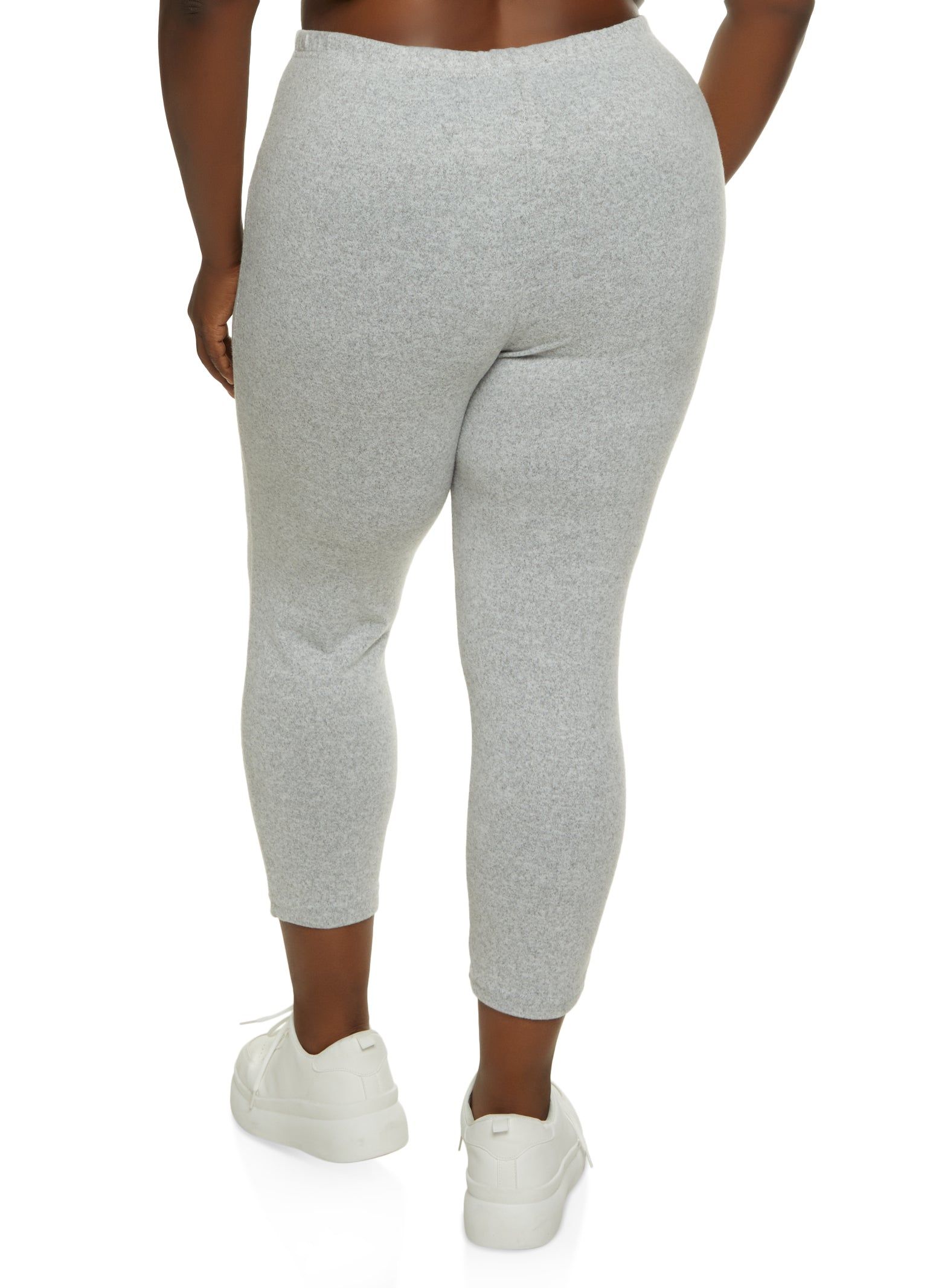 Plus Size Brushed Knit High Waist Leggings sold by Rainbow product image thumbnail 2
