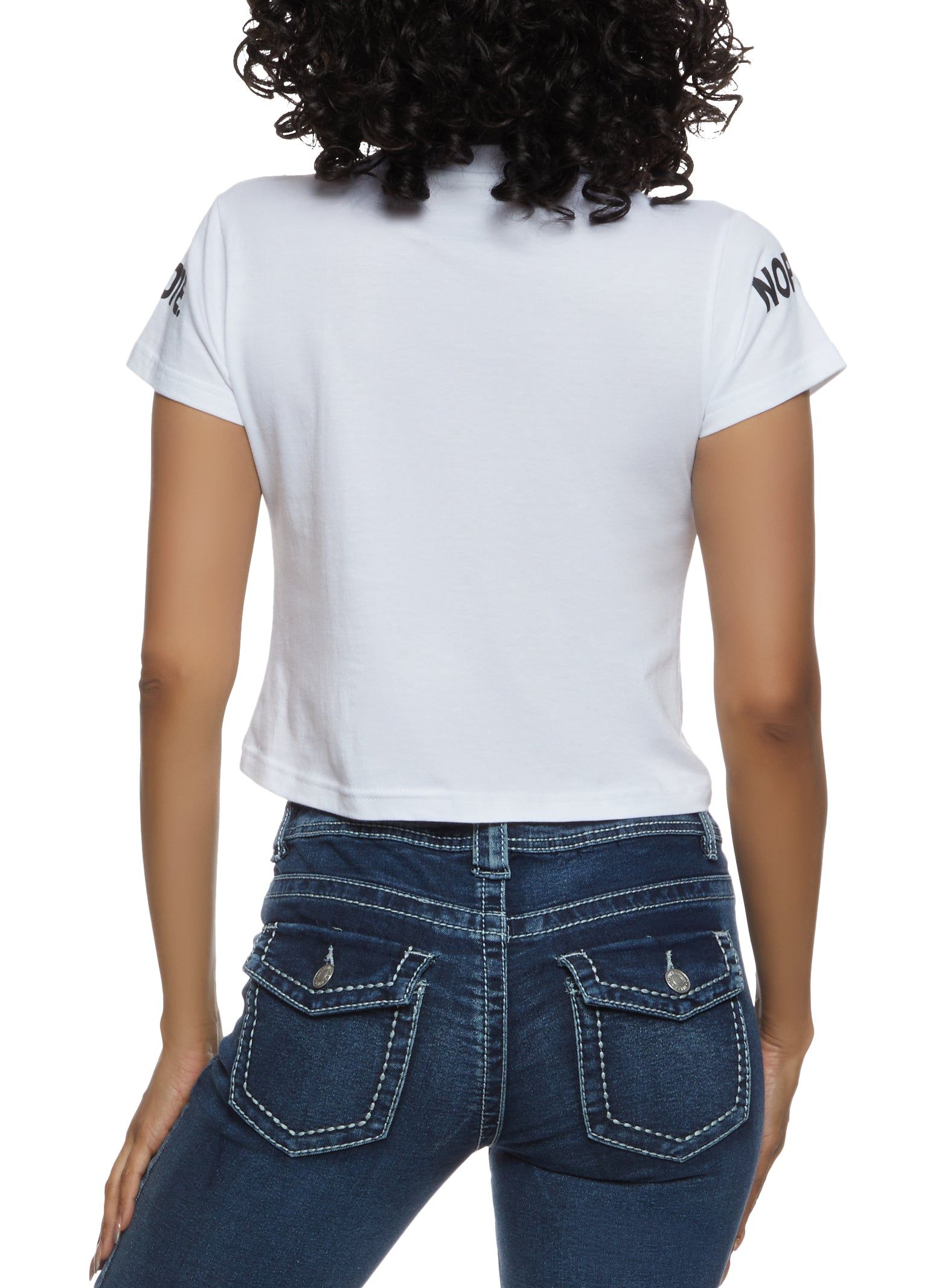 Nope Not Today Short Sleeve Graphic Tee sold by Rainbow product image thumbnail 2