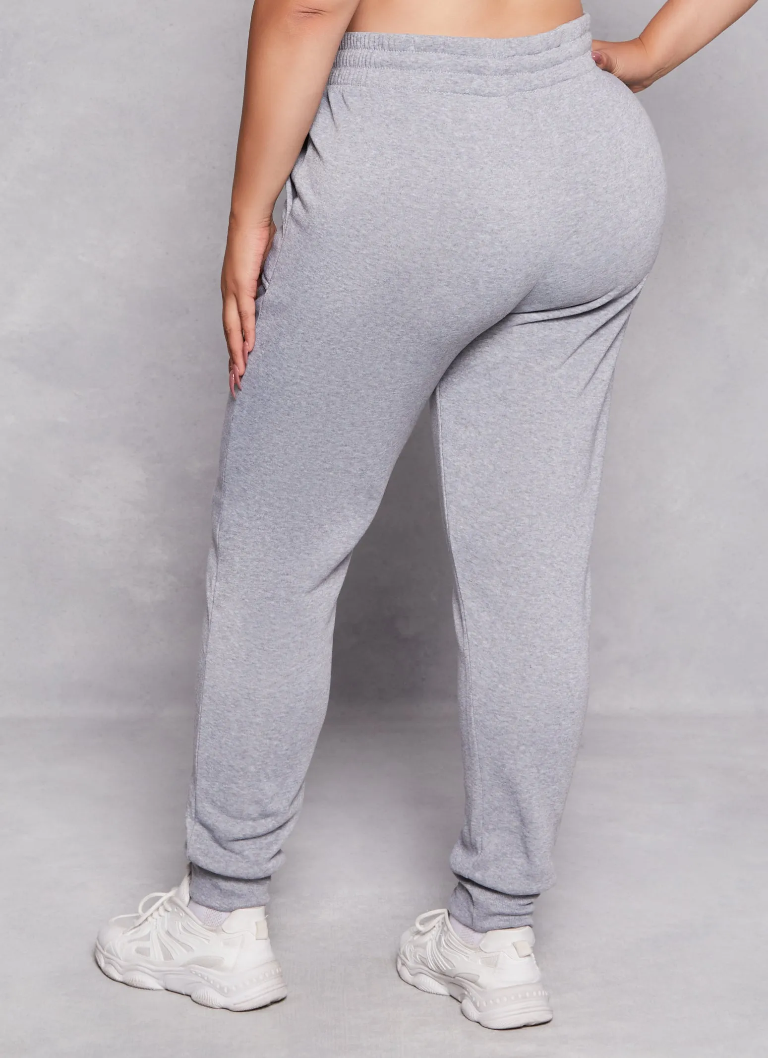 Plus Size Fleece Drawstring Joggers sold by Rainbow product image thumbnail 3