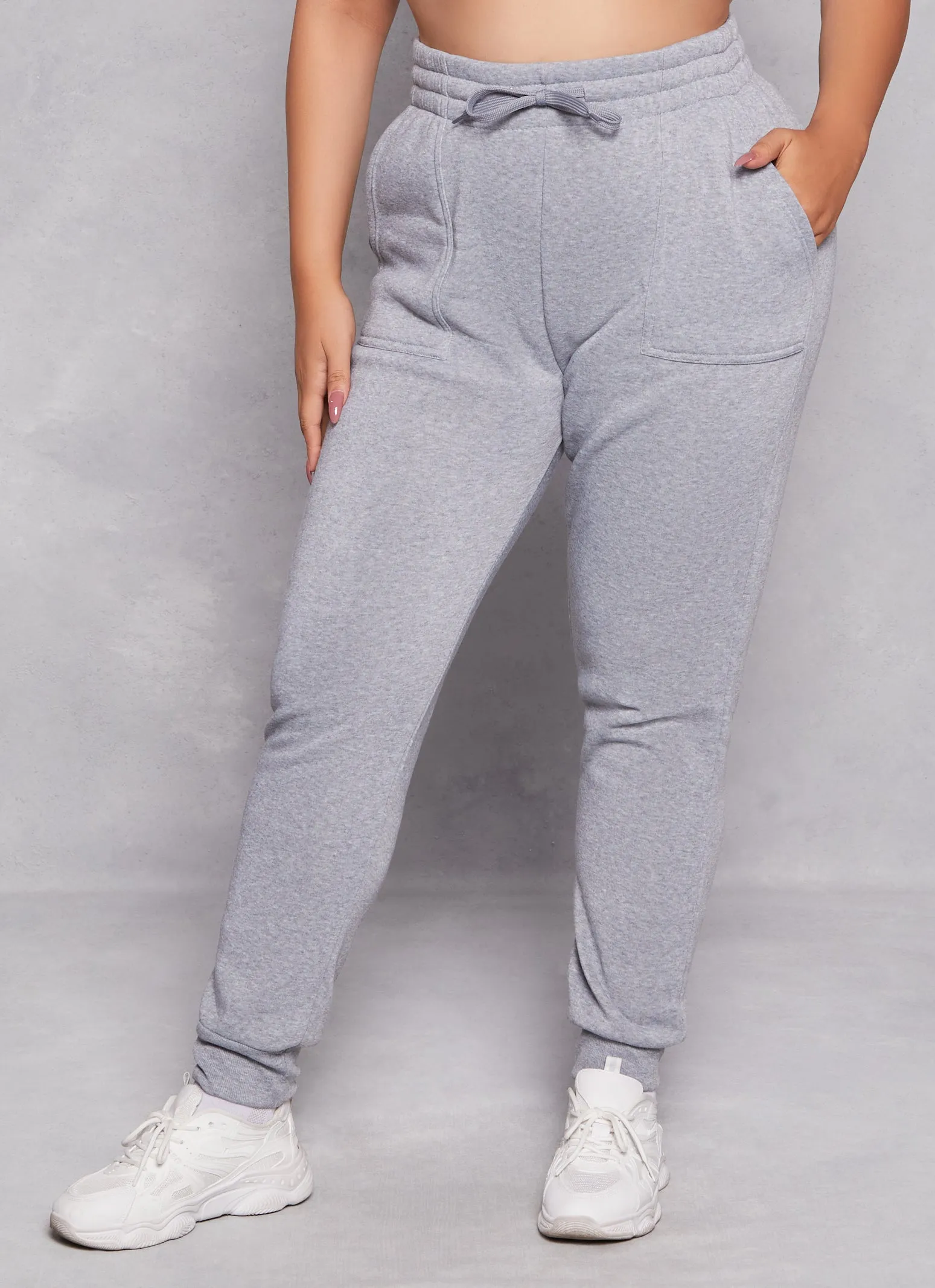 Plus Size Fleece Drawstring Joggers sold by Rainbow product image thumbnail 2