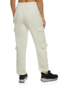 Fleece Cargo Pocket Drawstring Sweatpants sold by Rainbow