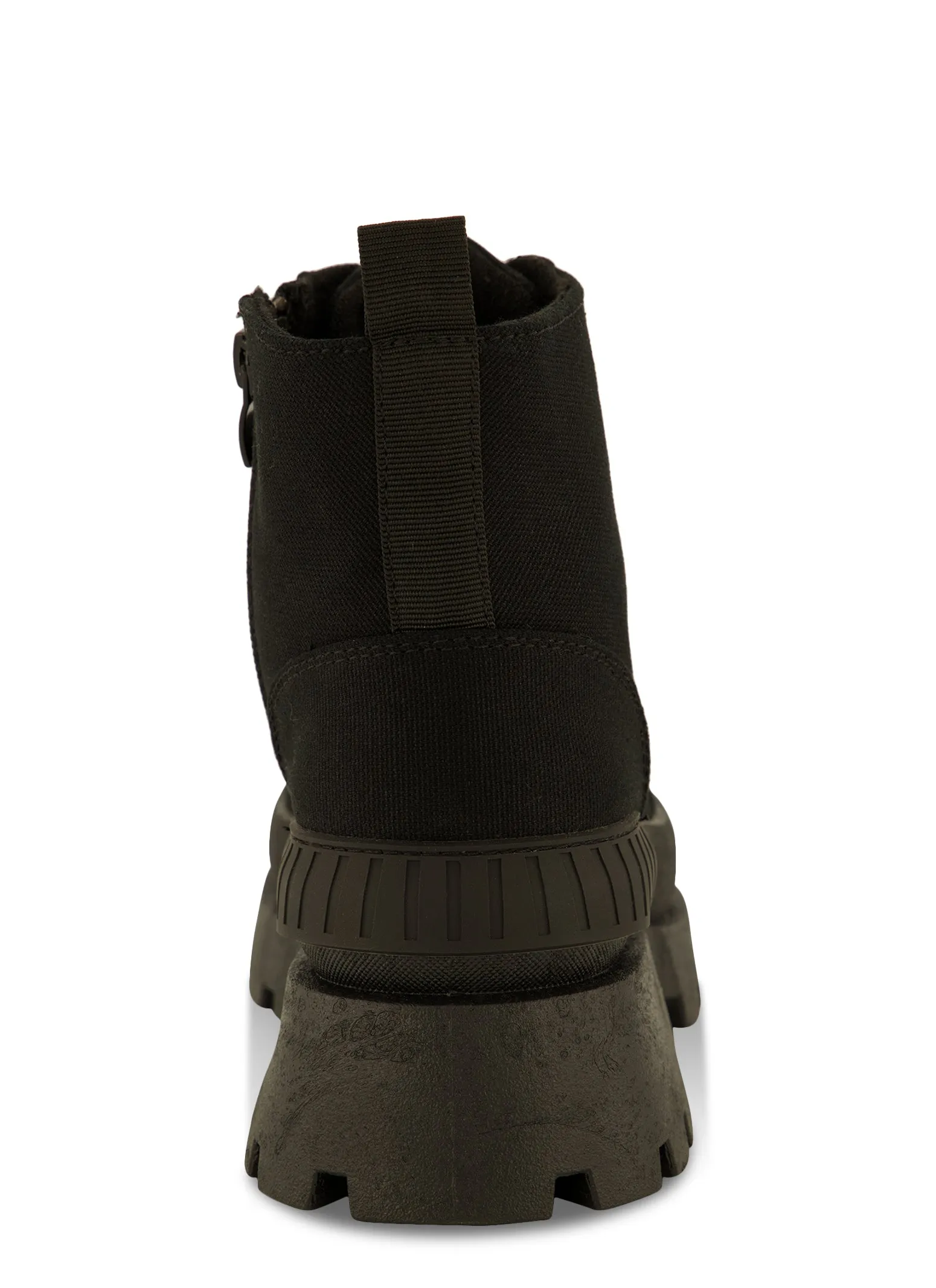 Canvas Cap Toe Detail Combat Boots sold by Rainbow product image thumbnail 3