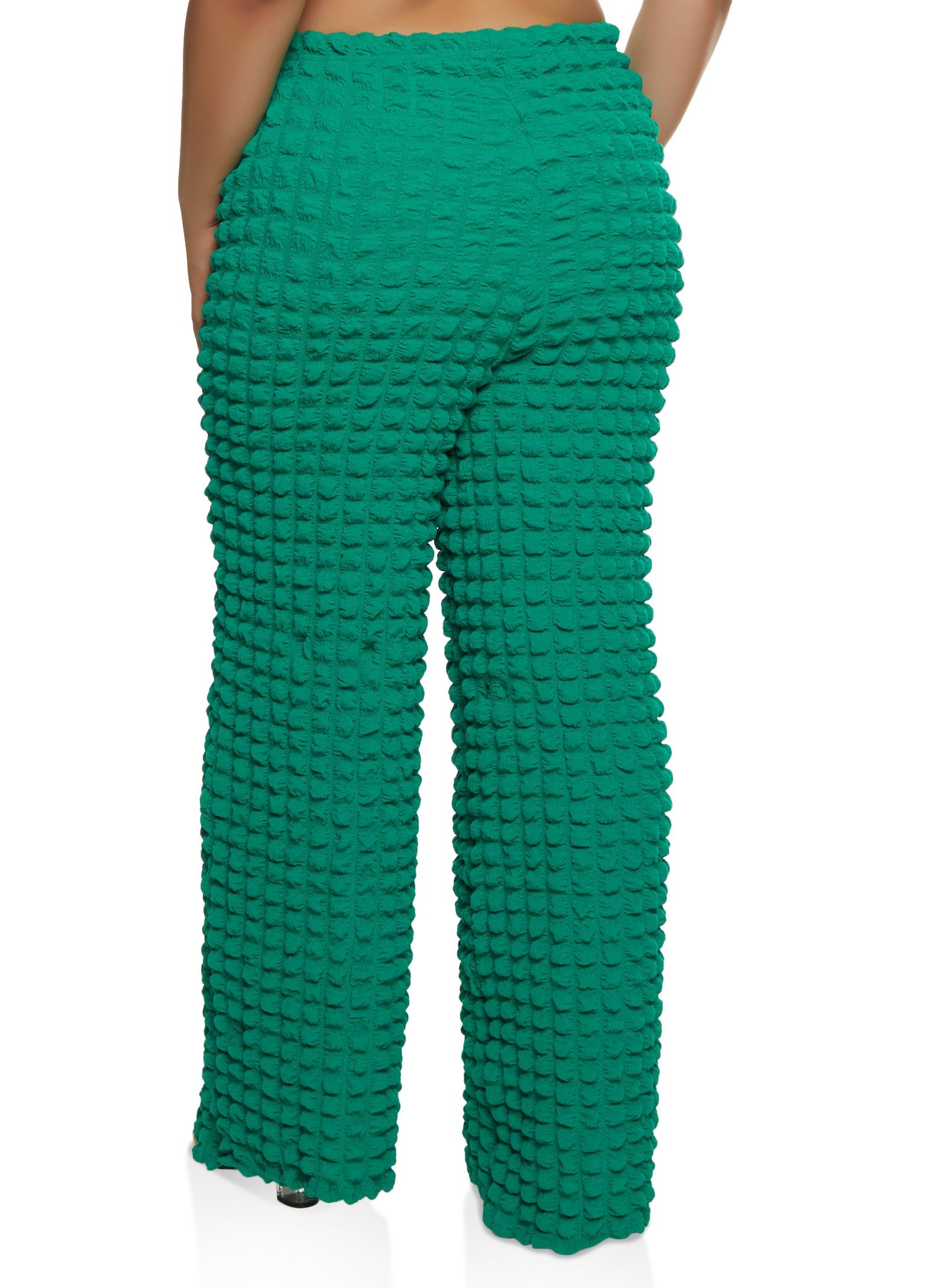 Plus Size Bubble Knit Wide Leg Pants sold by Rainbow product image thumbnail 2