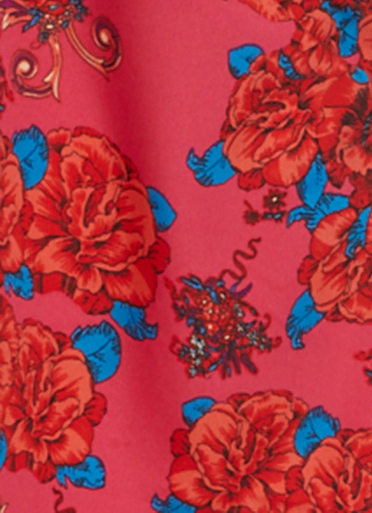 Plus Size Floral Print Sleeveless Button Front Shirt Dress sold by Rainbow product image thumbnail 4