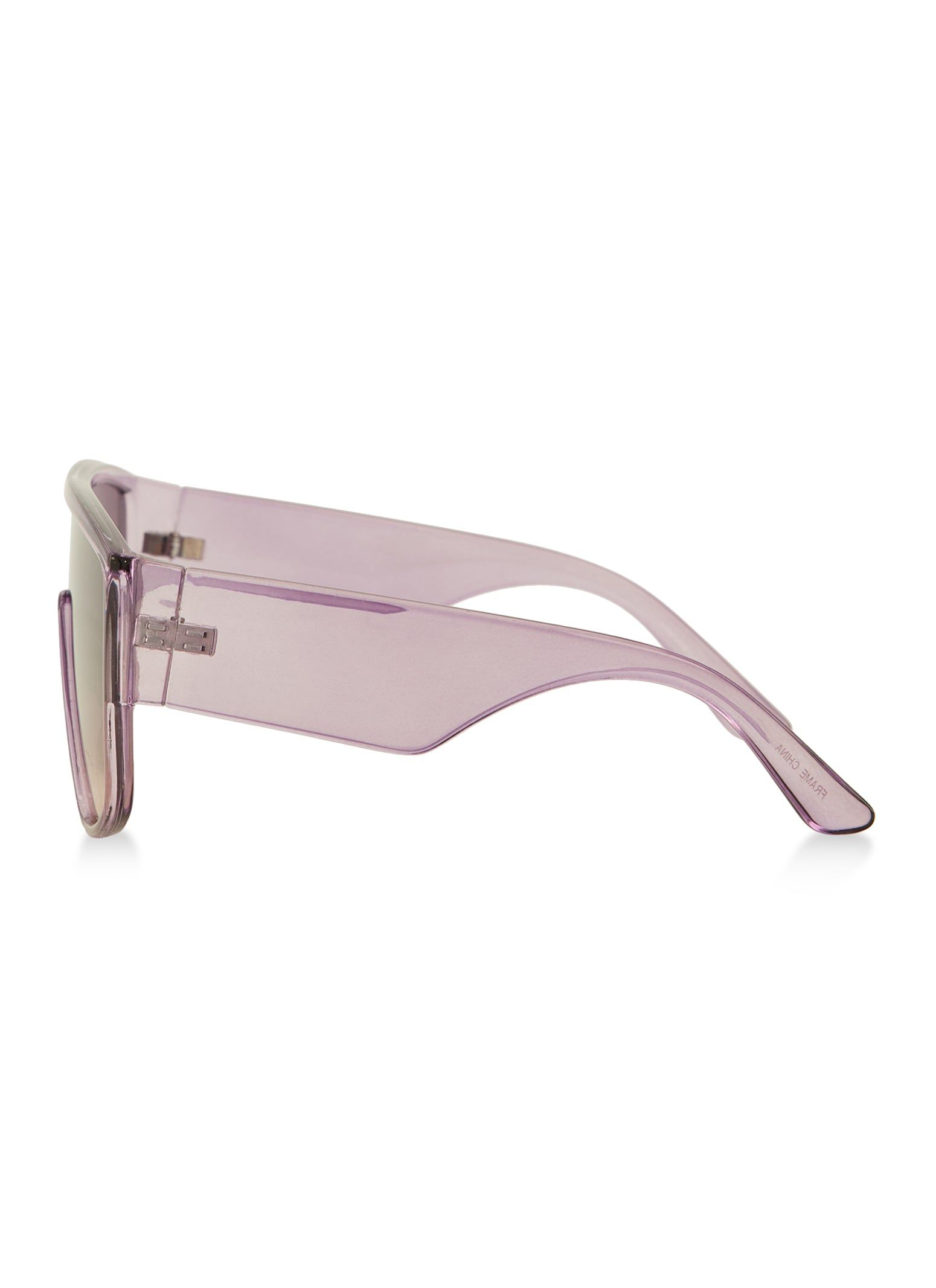 Boxy Oversized Shield Sunglasses sold by Rainbow product image thumbnail 3
