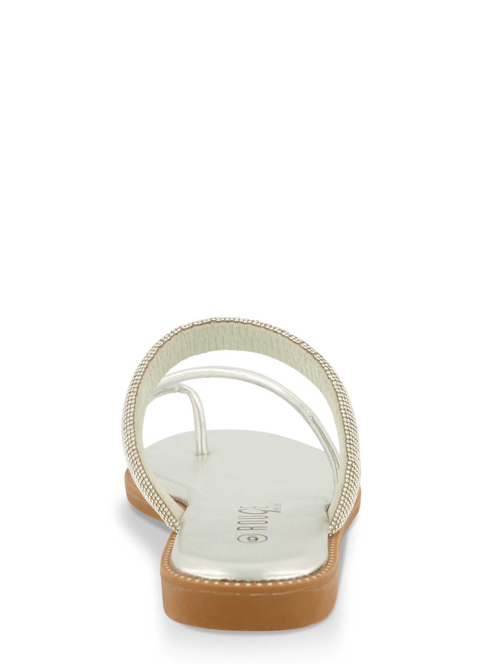 Toe Loop Studded Rhinestone Band Slide Sandals sold by Rainbow product image thumbnail 3