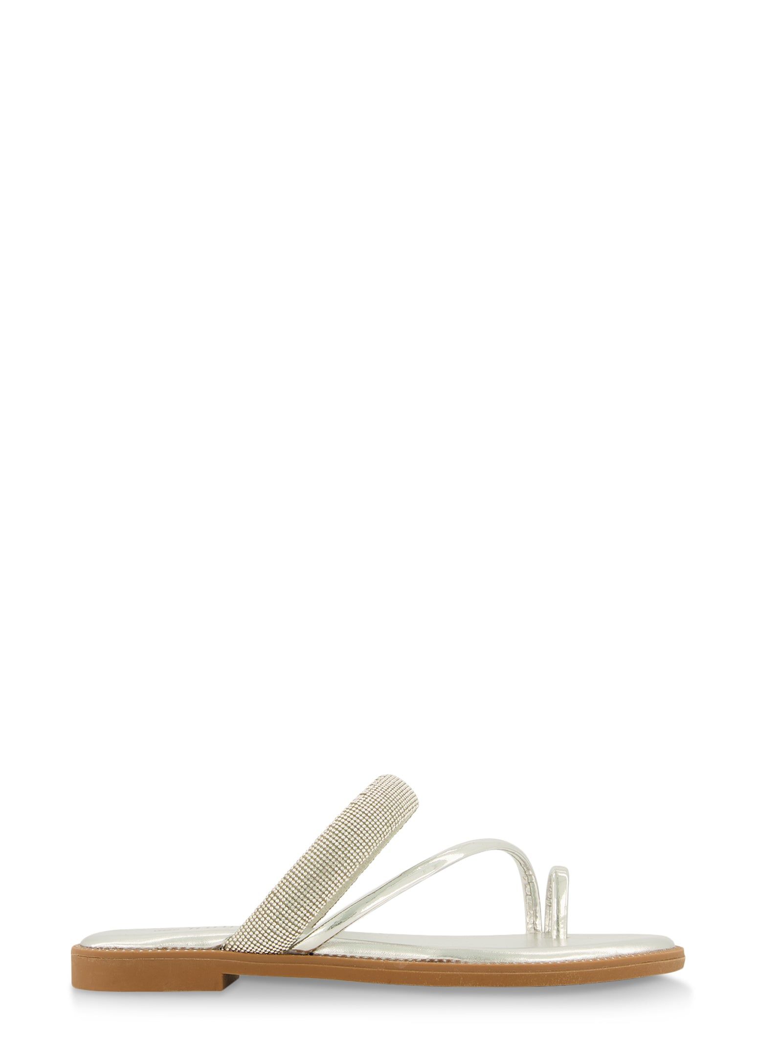 Toe Loop Studded Rhinestone Band Slide Sandals sold by Rainbow product image thumbnail 2