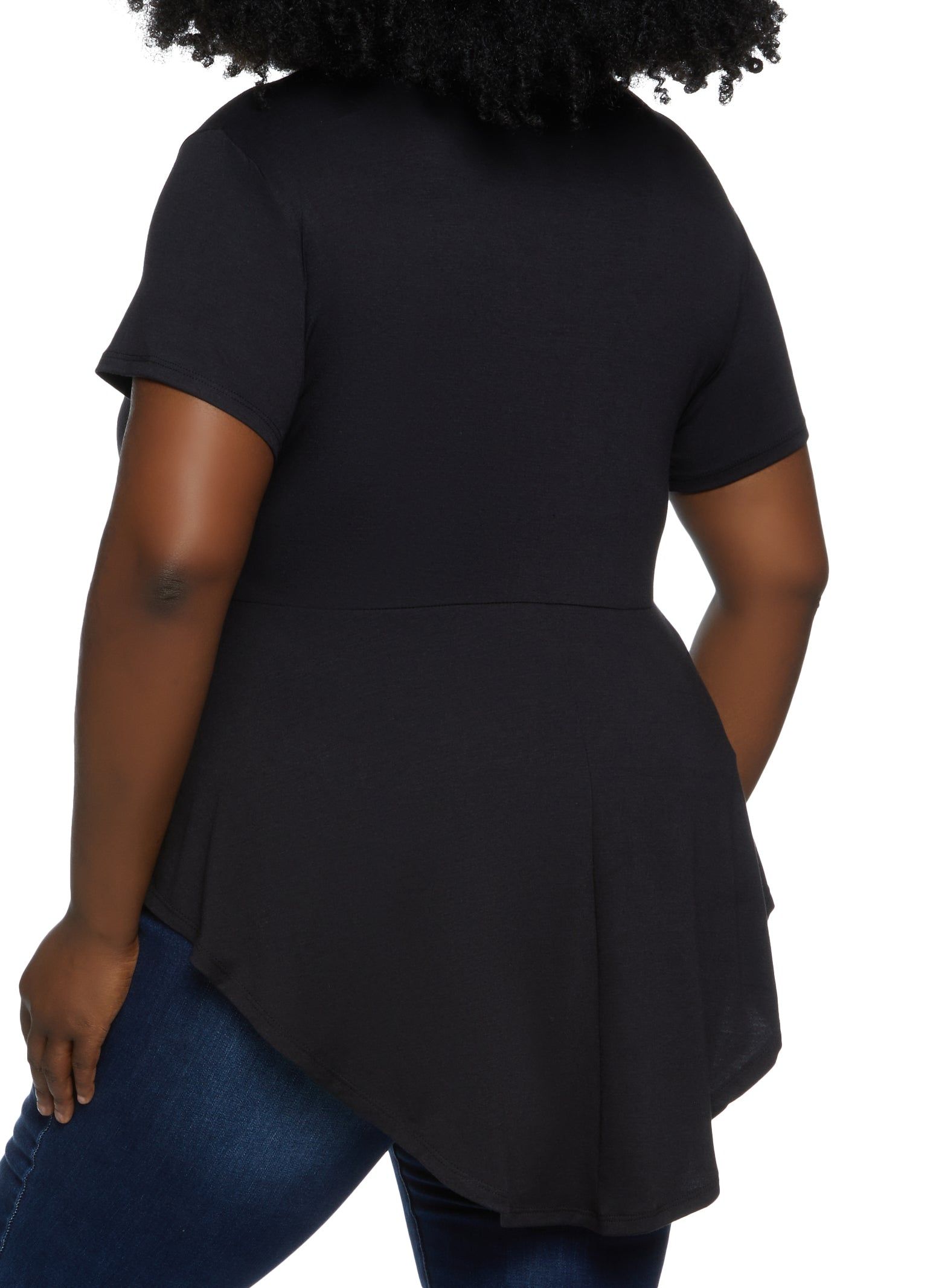 Plus Size Strong and Beautiful High Low Tee sold by Rainbow product image thumbnail 2