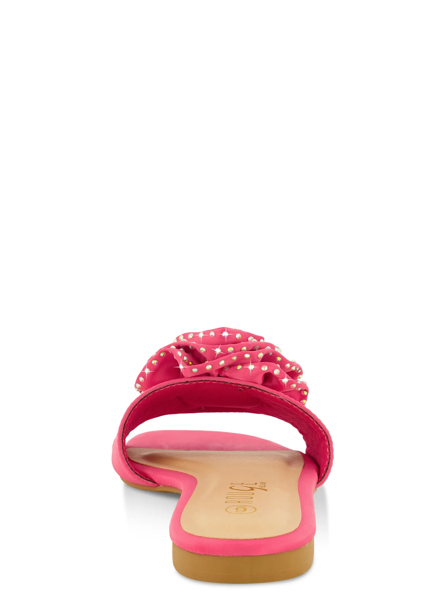 Rhinestone Rose Slide Sandals sold by Rainbow product image thumbnail 3