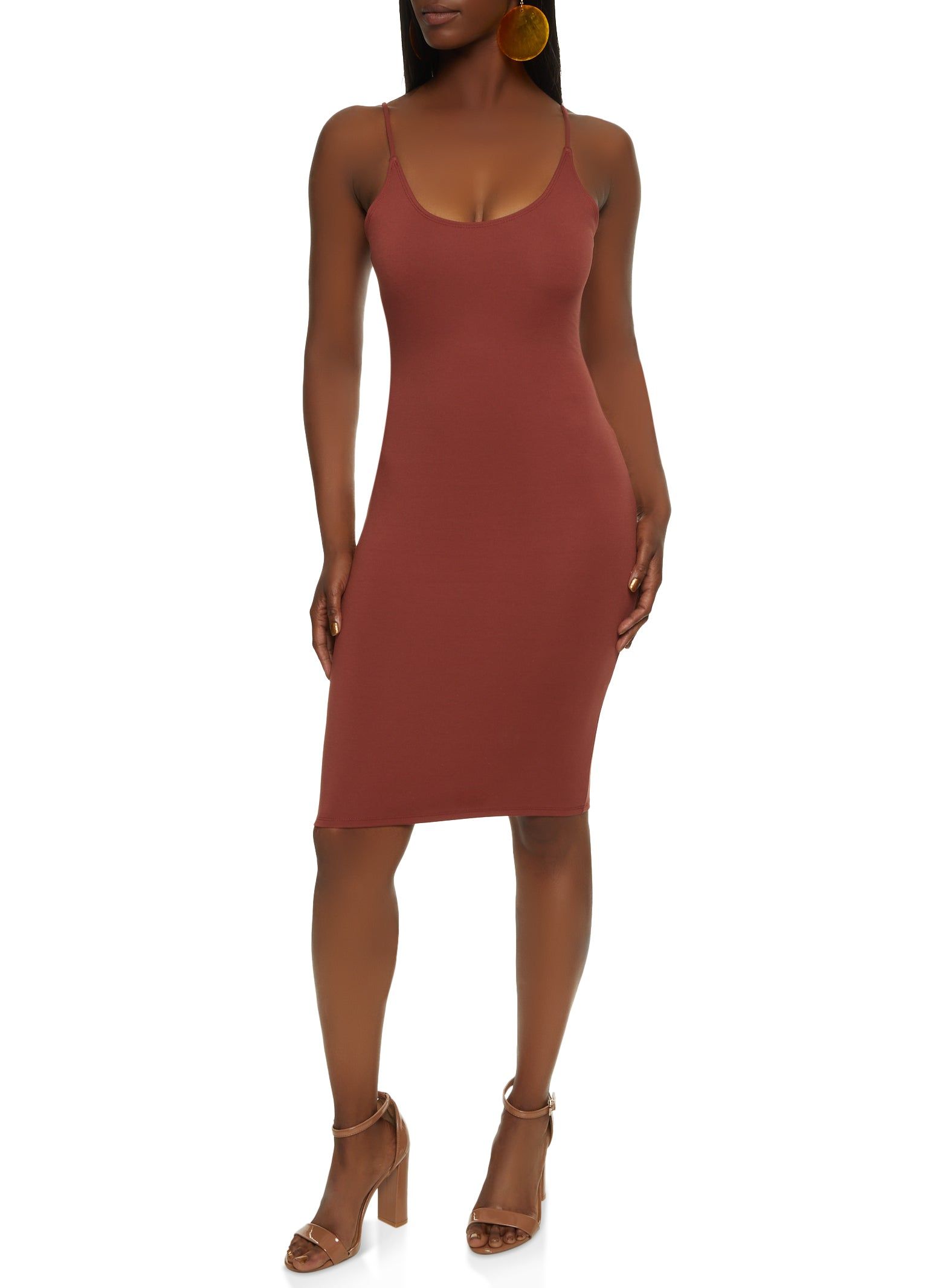 Basic Scoop Neck Cami Dress sold by Rainbow product image thumbnail 2