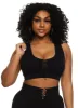 Seamless Lace Up Front Crop Top sold by Rainbow