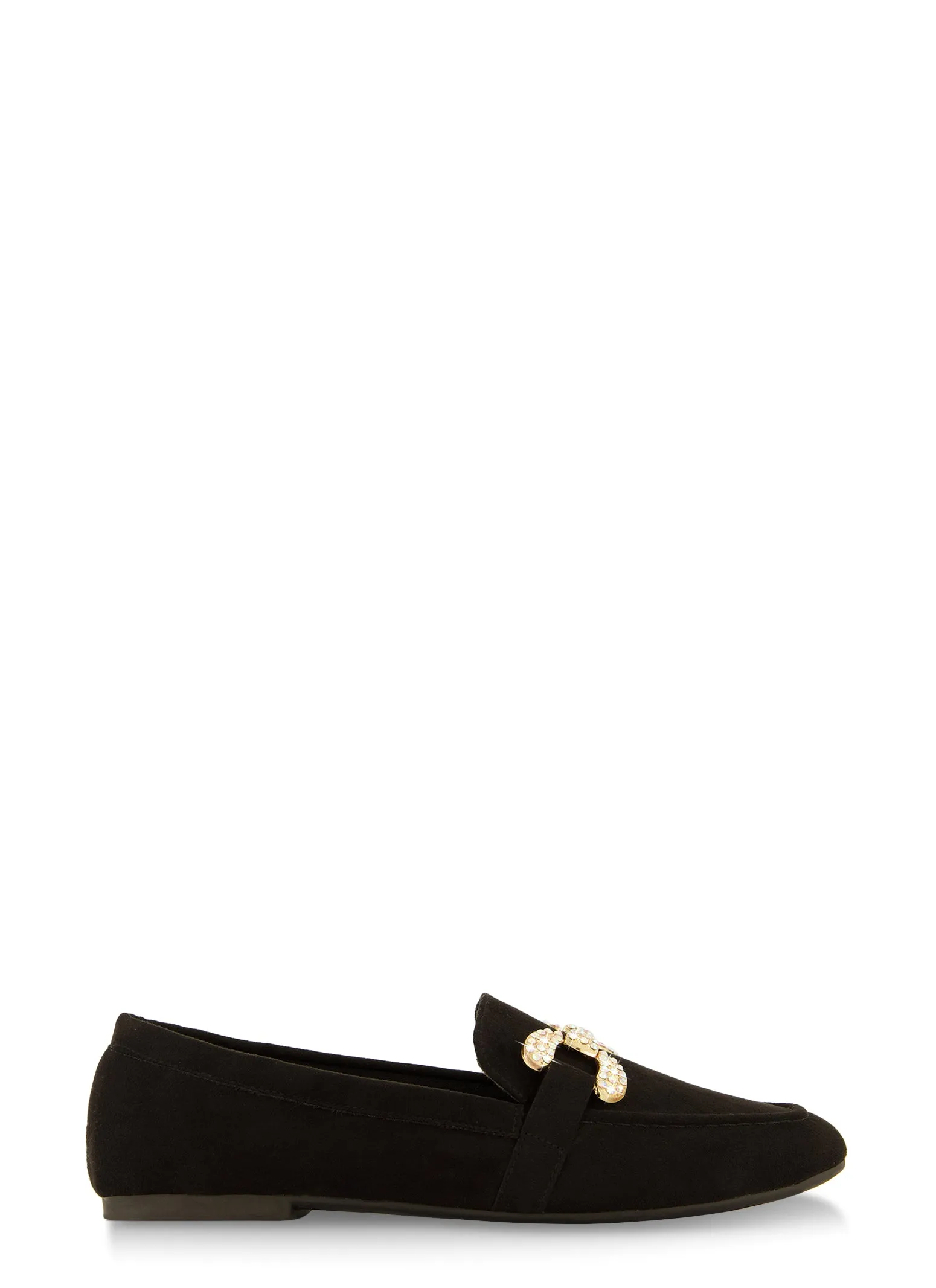 Rhinestone Horsebit Buckle Flats sold by Rainbow product image thumbnail 2