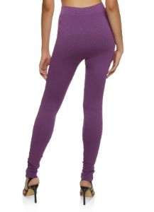 Solid Seamless Ribbed Leggings sold by Rainbow