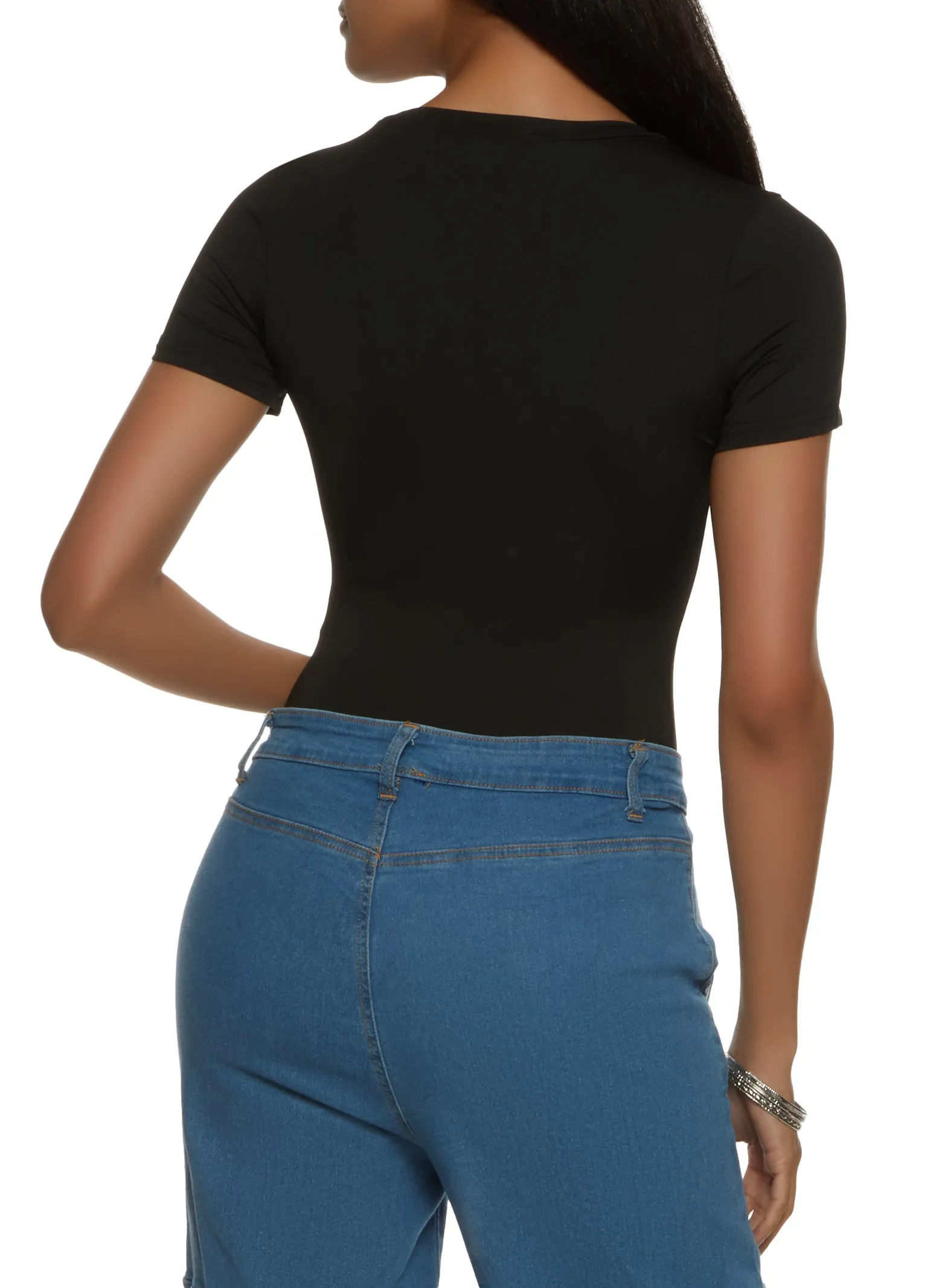 Basic Crew Neck Bodysuit sold by Rainbow product image thumbnail 3